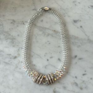 Iridescent beaded Necklace